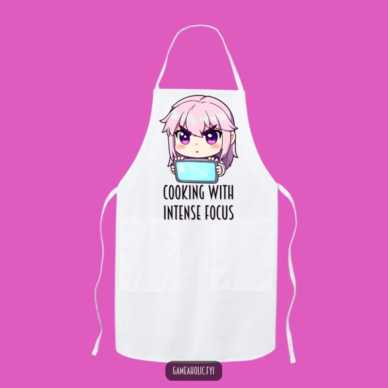 Funny Chef Gamer Apron: Focused Player Chef, Gift for Kitchen Gamers