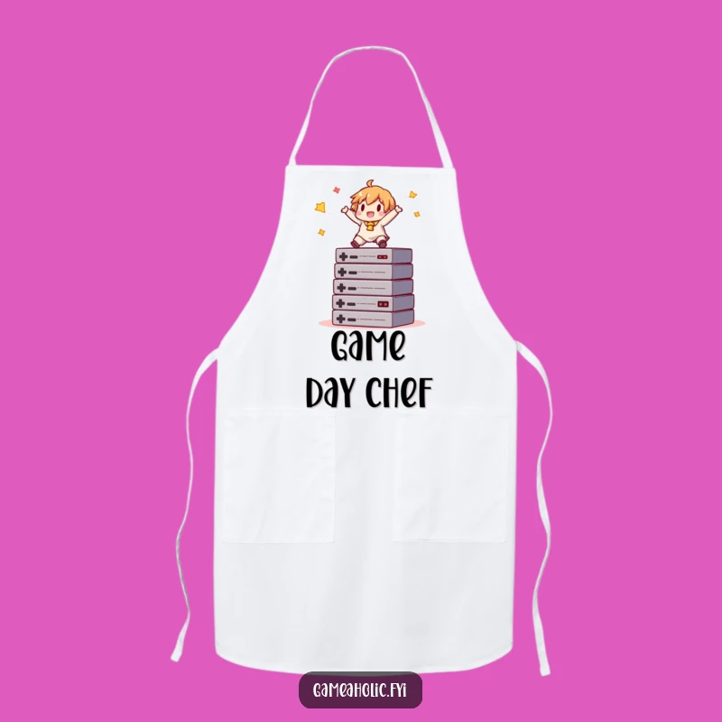 Funny Gamer Apron: Cook & Play, a Hilarious Gaming Gift!