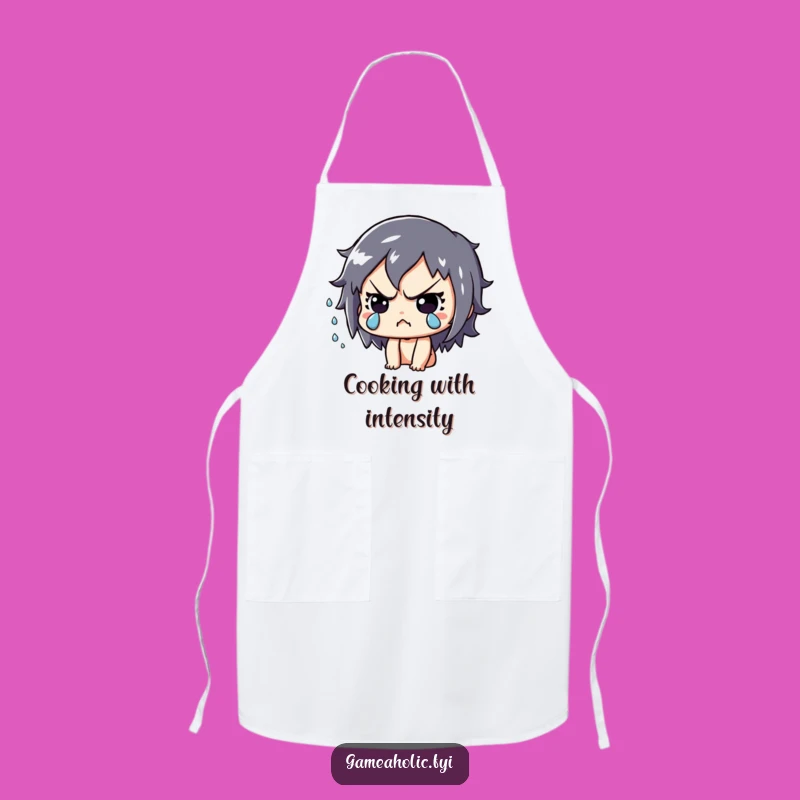 Funny Intense Gamer Apron: Cook with Focus, Ideal Funny Gift!
