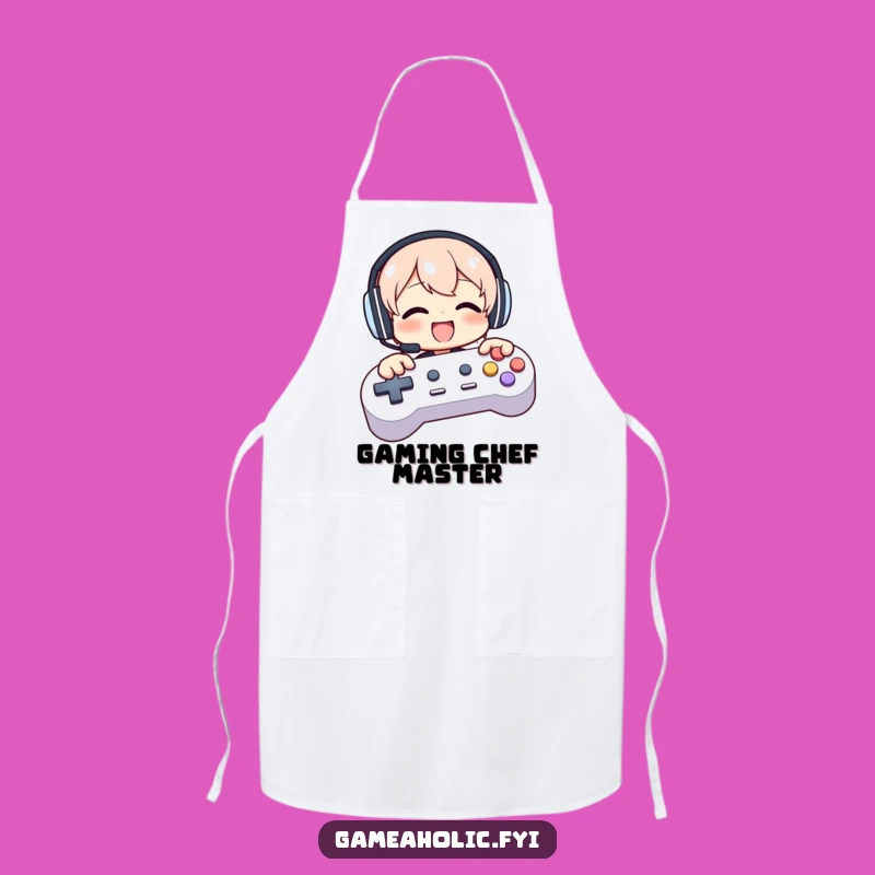 Funny Gamer Apron: Cook Up a Feast While Gaming