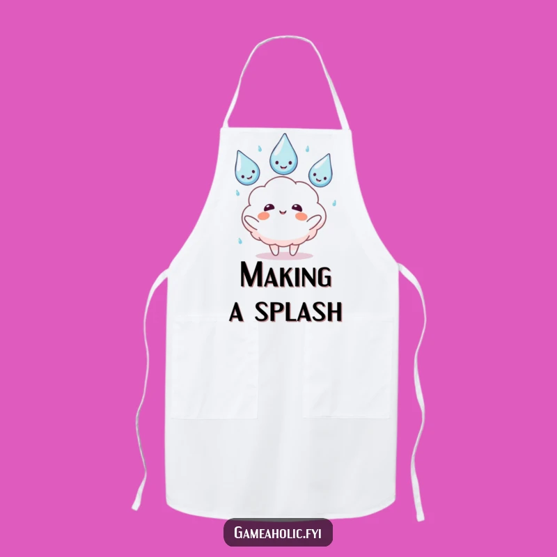 Funny Cloud Juggling Apron - Hilarious Gift for Kitchen Fun