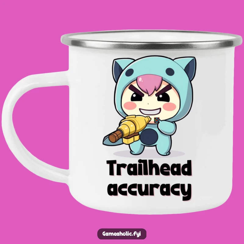 Funny Archer Camping Mug: Aim Anywhere, a Determined & Hilarious Gift!