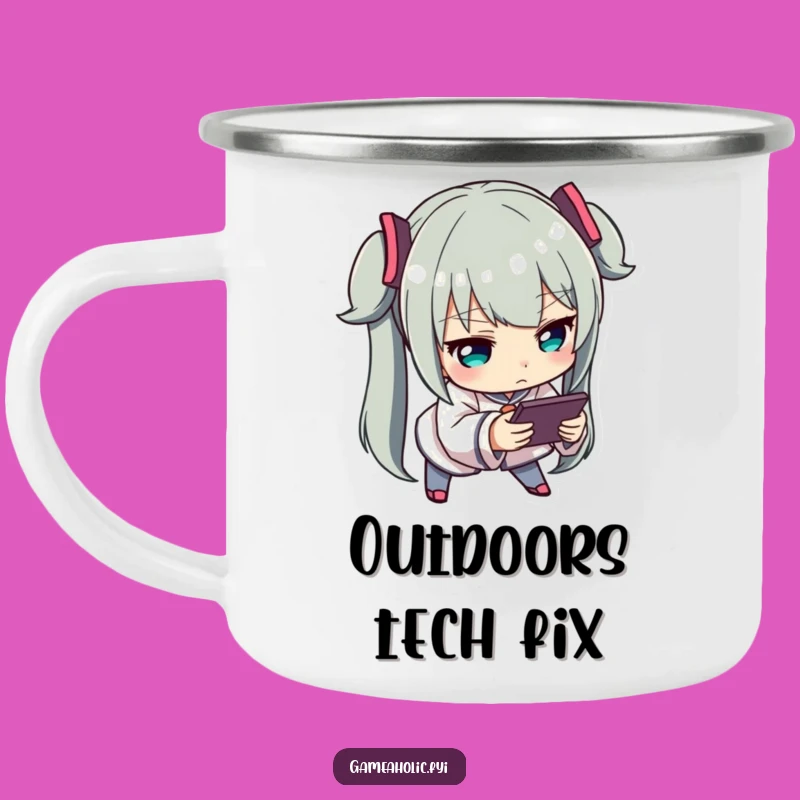 Funny Focused Gamer Camp Mug: Enjoy Your Brew with Intense Concentration, Perfect Gift