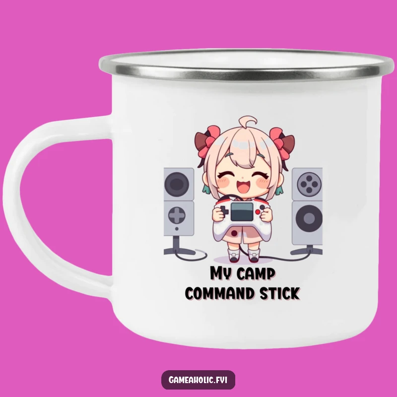 Funny Tiny Controller Camping Mug - Adventure Oversized Joy Style