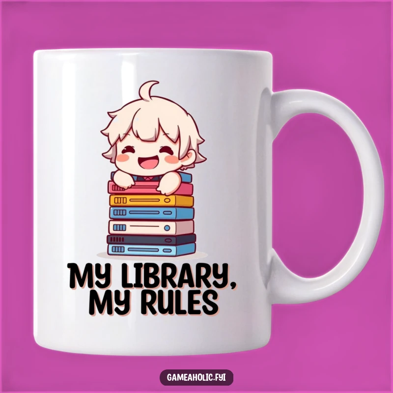 Funny Gamer Mug: Stacked Games Grin, Collector's Dream & Perfect Funny Gift