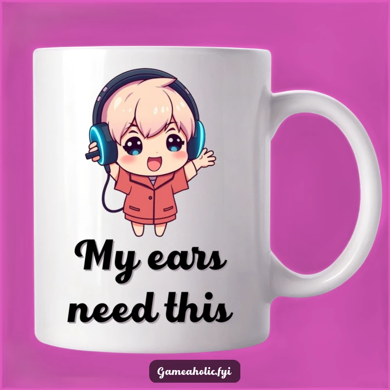 Funny Gamer Headset Mug: Perfect Gift for the Immersive Player