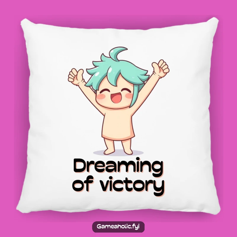 Funny Pillow: Victory Dancer, Comfy Celebration Cushion, Ideal Funny Gift