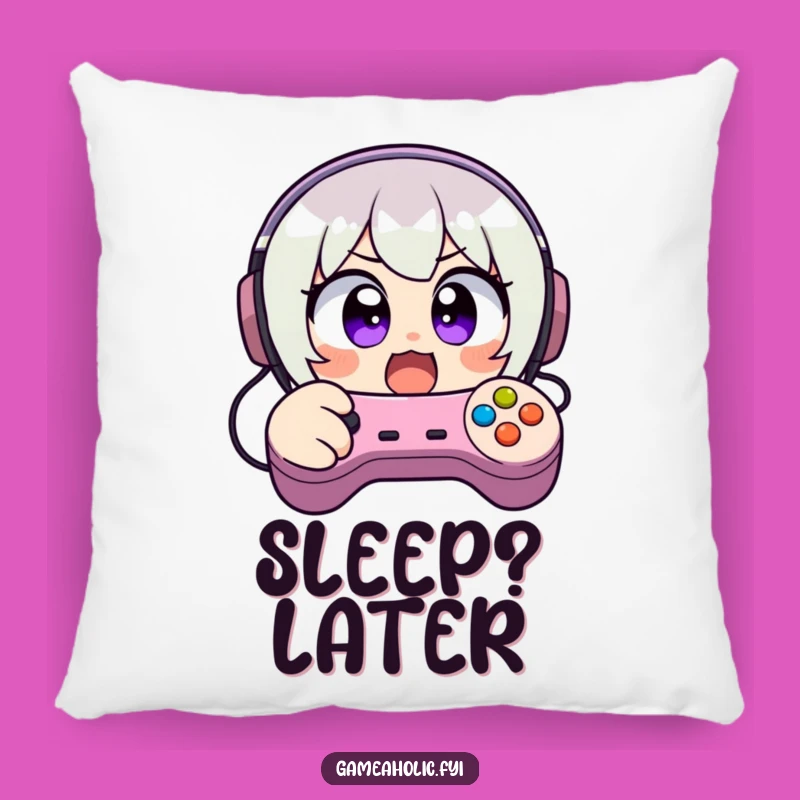 Funny Pillow: Frantic Gamer Mash, Comfy & Hilarious Accent Pillow, Funny Gift