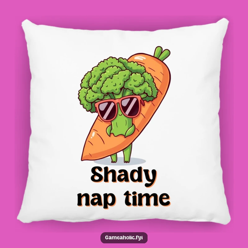 Funny Shy Broccoli Pillow - Cozy Gift for Veggie Lovers
