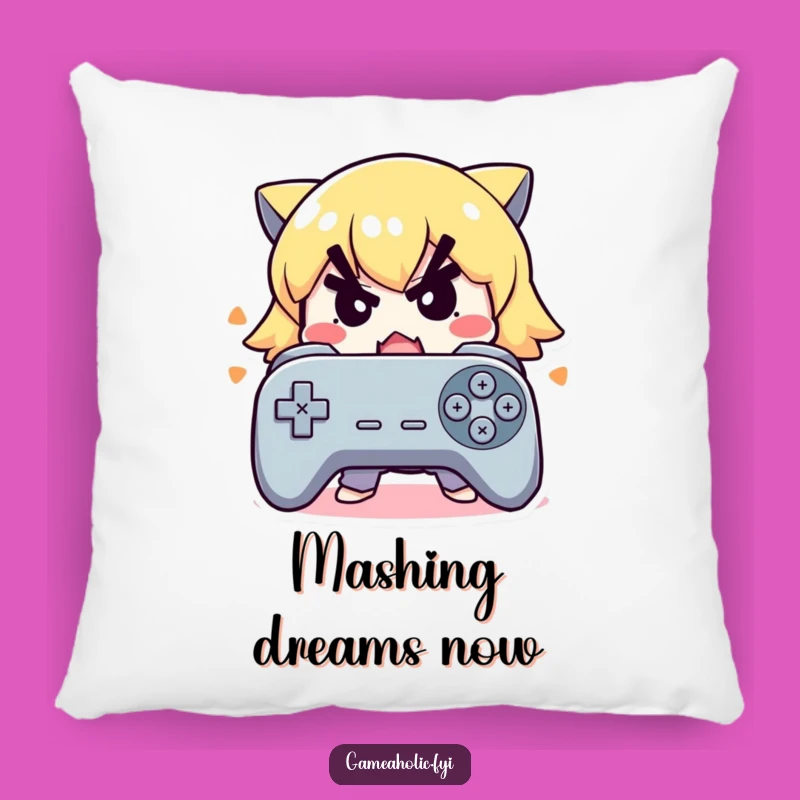 Funny Intense Gamer Pillow: Comfy Cushion for the Dedicated Player, Great Accent