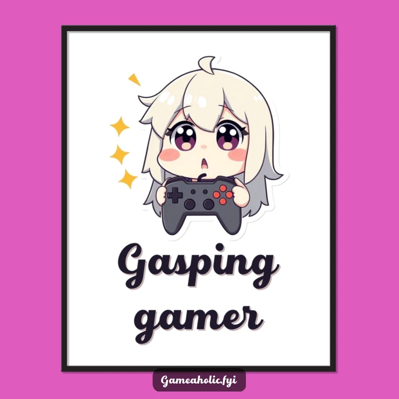 Funny Gamer Digital Art: Decorate with Shocking Game Moments