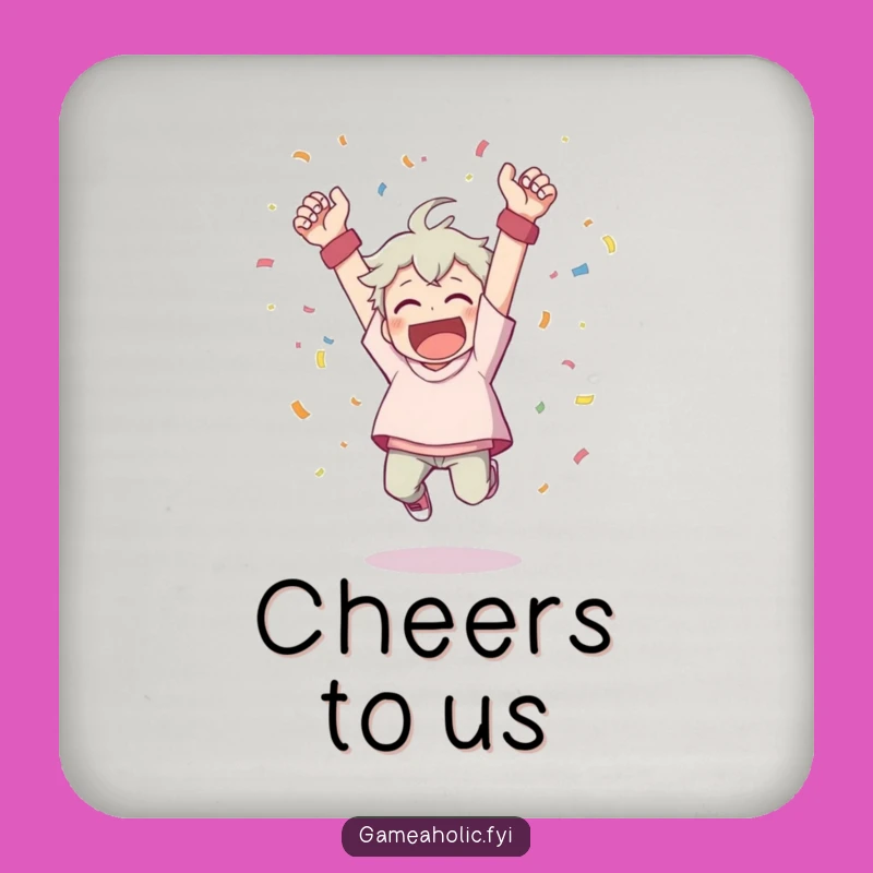 Funny Celebration Coaster: Protect Surfaces with Festive Fun