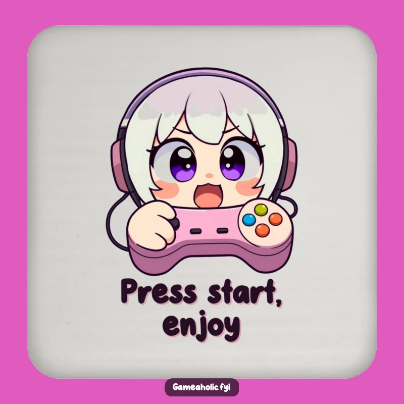 Funny Drink Coaster: Gamer Mash, Protects Surfaces with Humor & Funny Gift