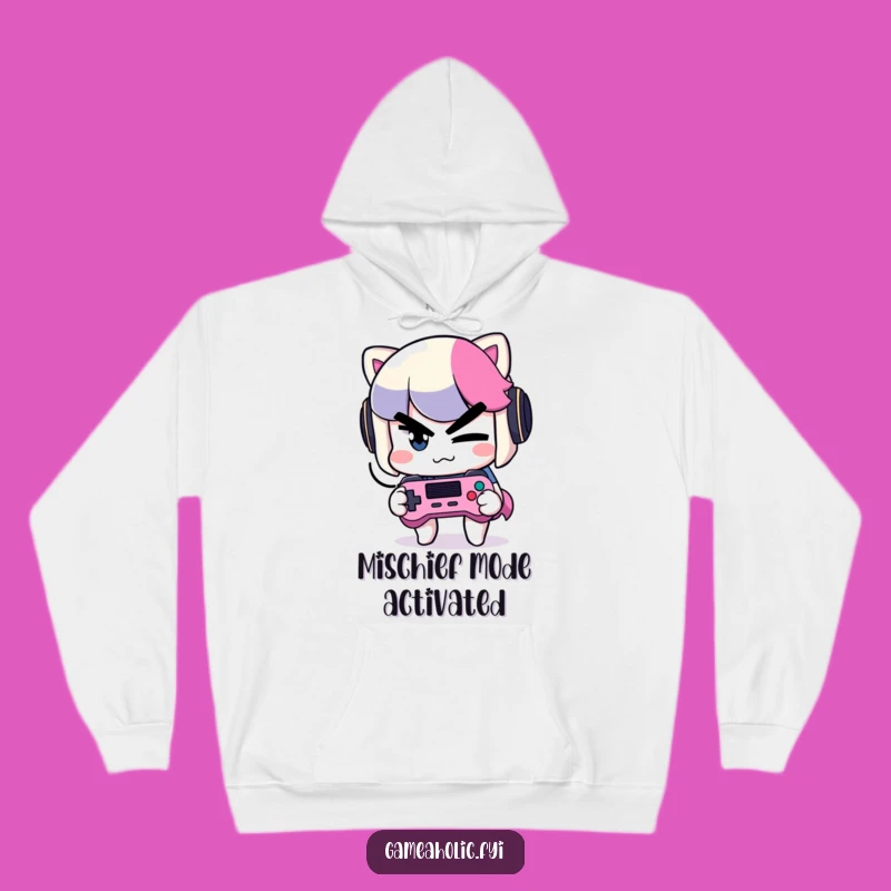 Funny Winking Controller Hoodie: Cozy Comfort for the Mischievous Gamer, Perfect Gift
