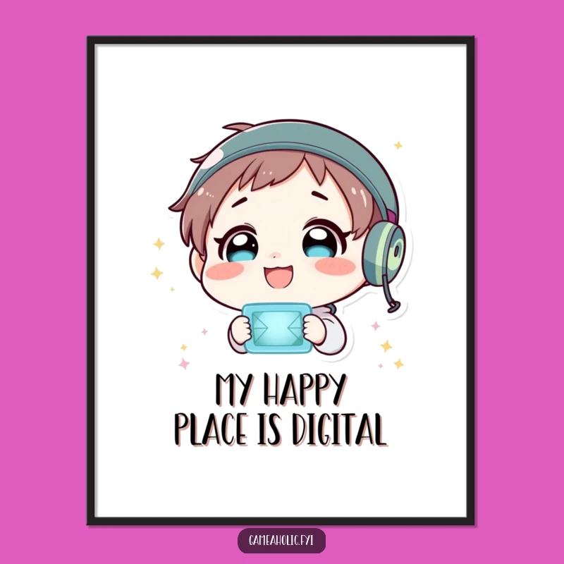 Free Printable Gamer Wall Art: Funny Virtual World Delight Downloadable Decor