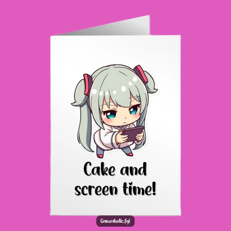 Free Printable Birthday Card: Focused User DIY Gift Downloadable Humor