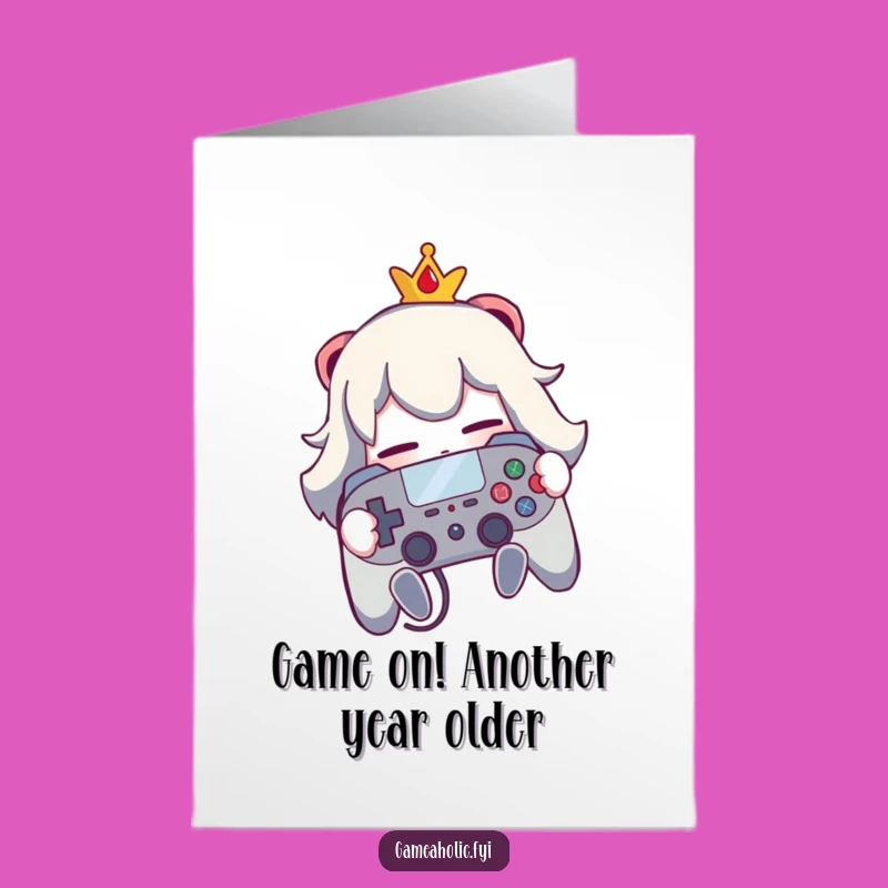 Free Printable Birthday Card: Gamer Hugs Controller Funny Downloadable Gift