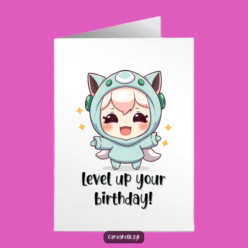 Free Printable Funny Birthday Card: Gaming Victory Joy Humor Downloadable Gift