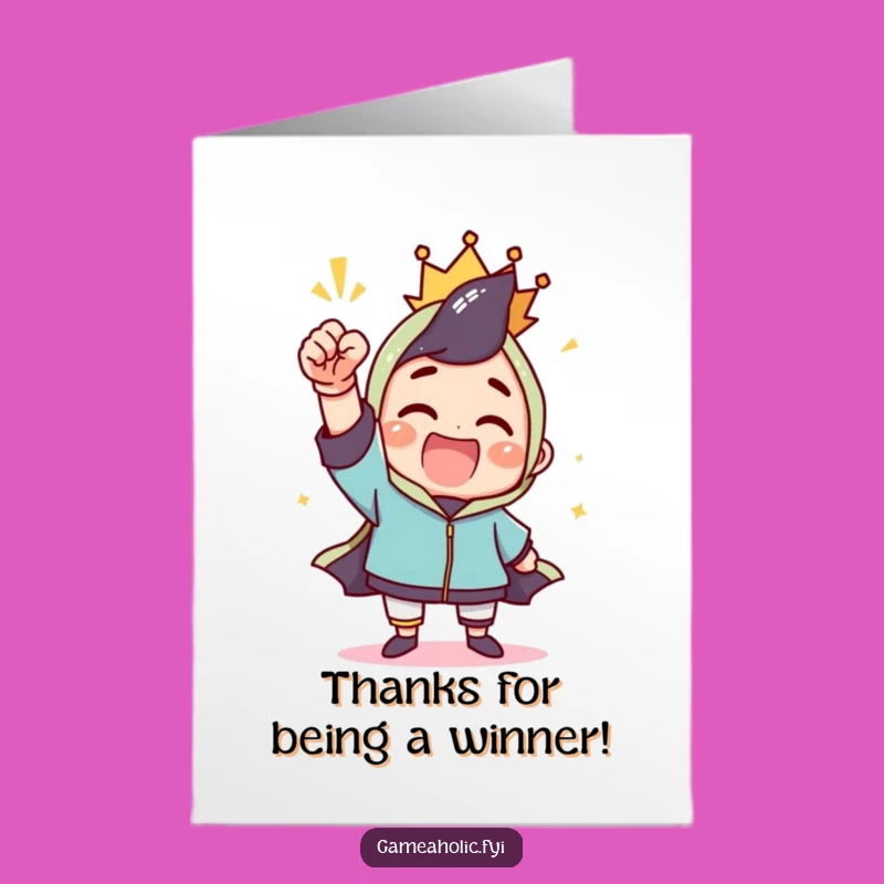 Free Printable Gamer Thank You Card: Fist Pump Appreciation Funny Downloadable