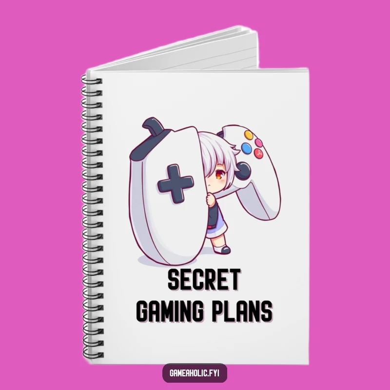Funny Gamer Notebook: Hiding Controller for Game Notes and Ideas