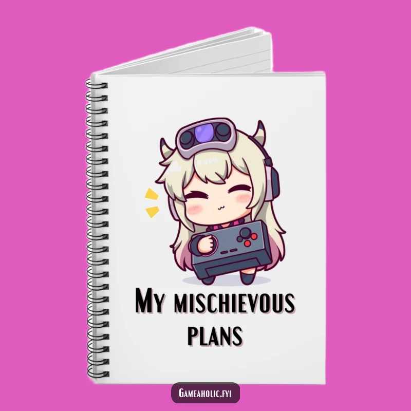 Funny Gamer Notebook: Winking Joystick Plans, Perfect Gift for Pranksters