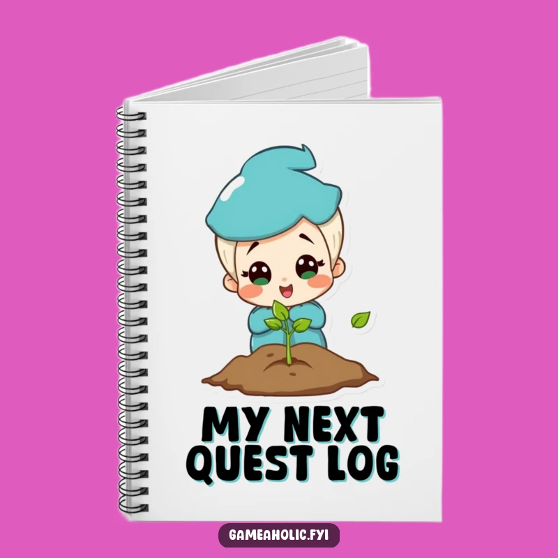 Funny Gamer Notebook: Charming Character's Surprise at Glowing Game Screen, Jot Your Fun