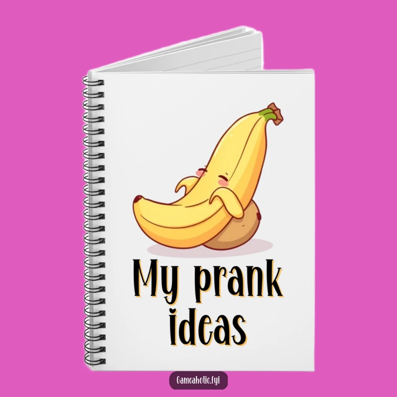 Funny Banana Peel Potato Notebook: Jot Down Pranks with Wit, Ideal Gift!