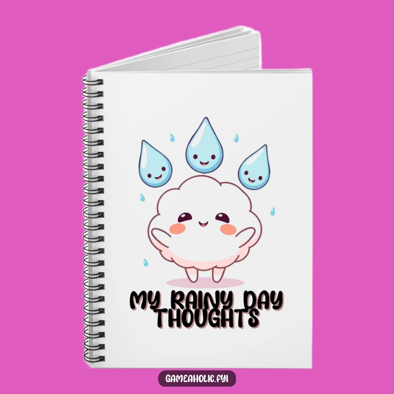 Funny Cloud Juggling Notebook - Gift for Organized Dreamers