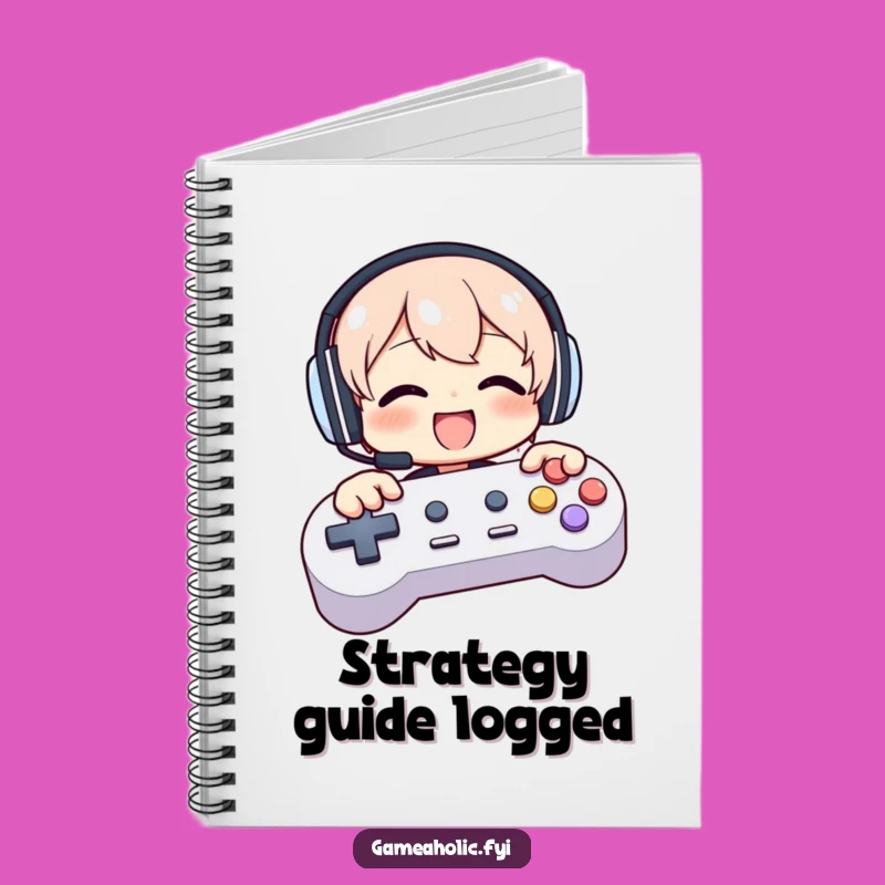 Funny Gamer Notebook: Log Your Wins and Strategies