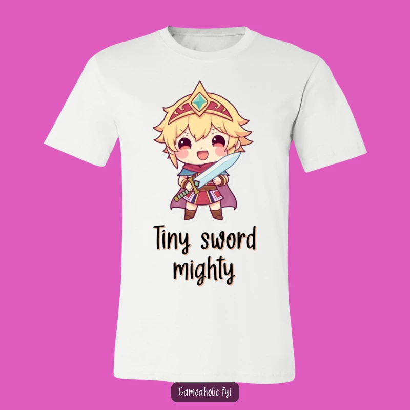 Funny Hero T-Shirt: Proud Sword Wielder, Sparkling Victory Tee, Ideal Funny Gift