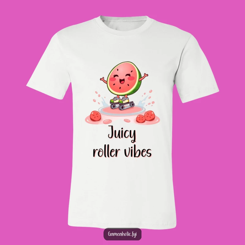 Funny Watermelon Skater Tee - Cool Summer Gift for Fruit Fanatics