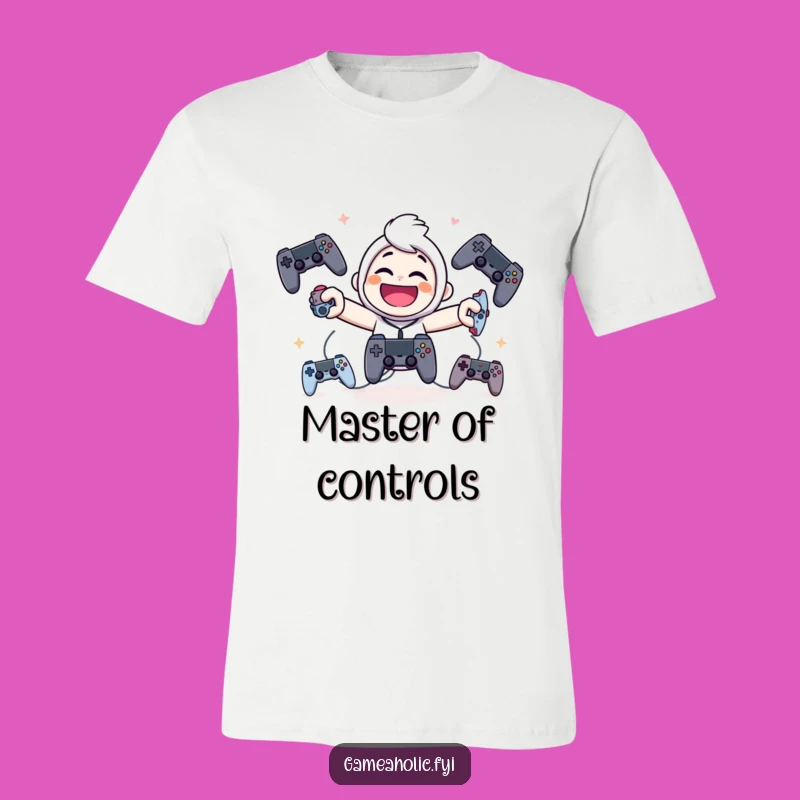 Funny Juggling Gamer T-Shirt: Giggling Character Controller Tee Gift