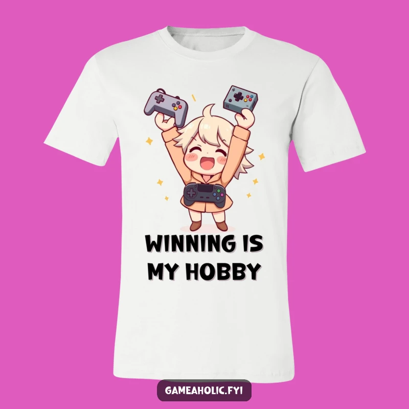 Funny Gamer Victory T-Shirt: Hilarious Tee for the Champion Player