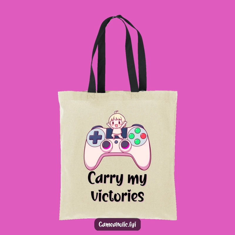 Funny Gamer Tote Bag: Carry Your Game Gear with Controller Style