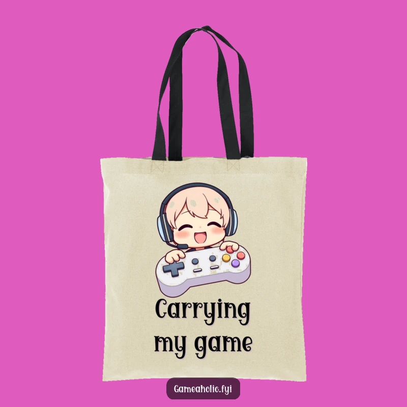 Funny Gamer Tote Bag: Carry Your Game Gear with Humorous Style