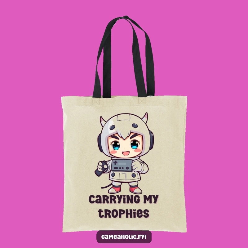 Funny Victorious Gamer Tote Bag: Carry Your Controller with Pride Gift