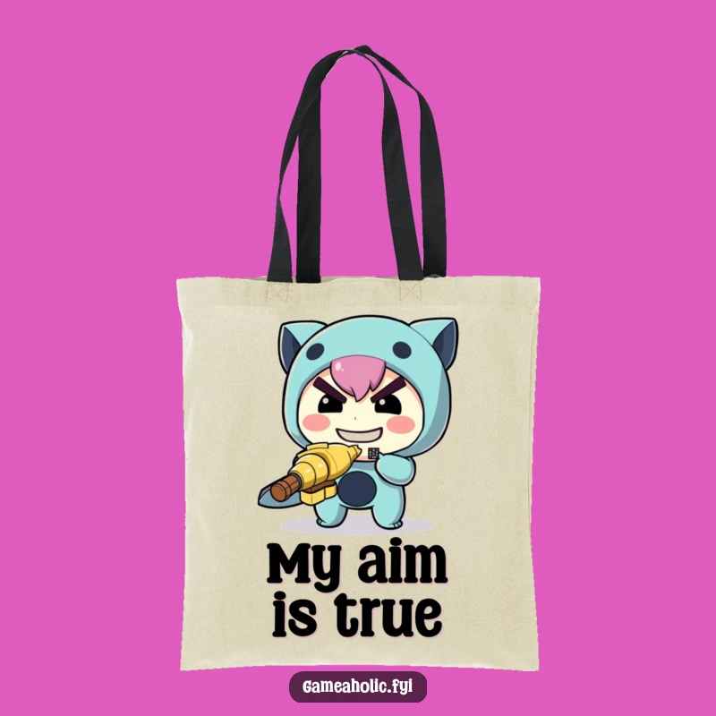 Funny Archer Tote Bag: Carry Your Aim, a Determined & Hilarious Gift!