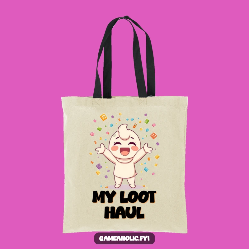 Funny Gamer Confetti Tote Bag: Carry Your Celebrations with Humor Gift