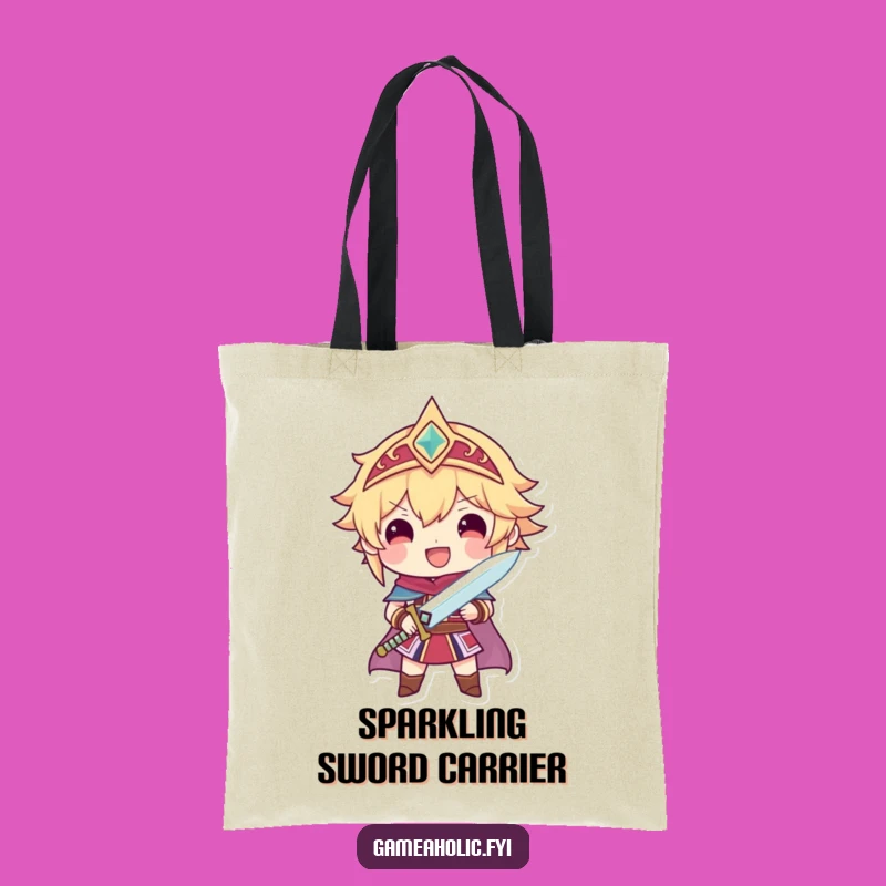 Funny Hero Tote Bag: Proud Wielder, Sparkling Style, Practical Funny Gift